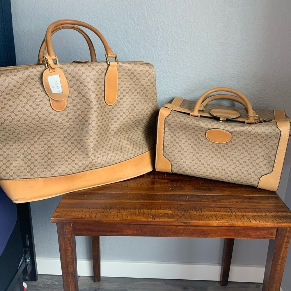 Gucci luggage set **Not for sale**